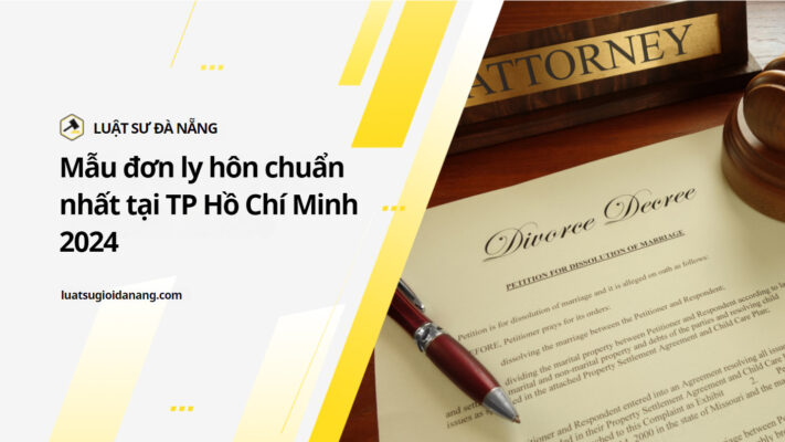 MẪU ĐƠN LY HÔN CHUẨN NHẤT TẠI TP HỒ CHÍ MINH 2024 2